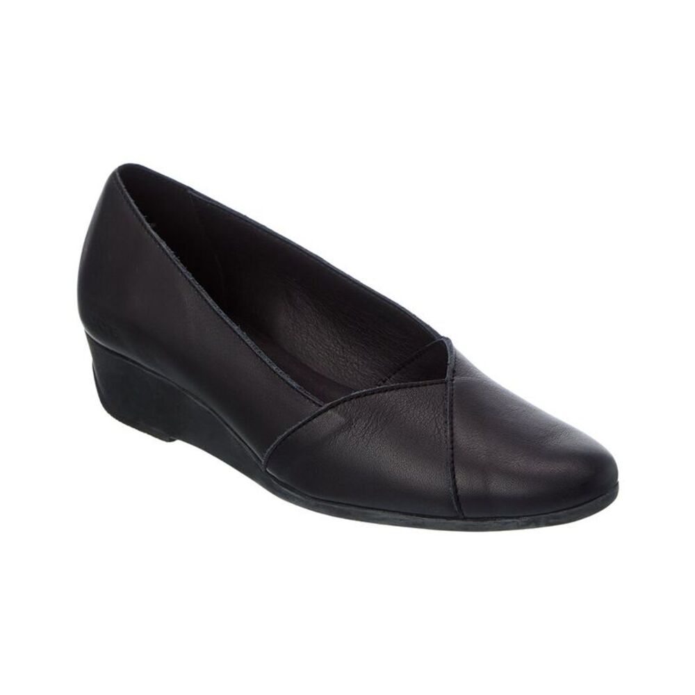 Arche Anyssi Leather Wedge Pump, Black